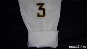 Camasa barbati alba bleumarin maneca lunga custom fit 3XL 4XL 5XL 6XL 7XL etichete brodate - imagine 9