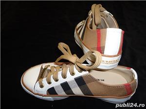 Tenisi unisex panza bej piele eco alba maro neagra pantofi sport dama barbati 