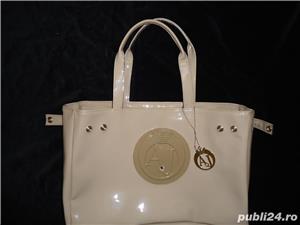 Geanta dama lac poseta tip sacosa piele ecologica lacuita - imagine 4