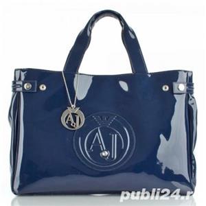 Geanta dama lac poseta tip sacosa piele ecologica lacuita - imagine 5