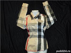 Camasa bej bordo dama slim fit cambrata mulata pense maneca lunga