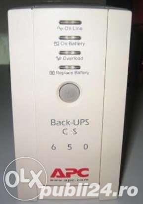 UPS APC CS 650, 500 si 350VA, cu sau fara baterie noua.