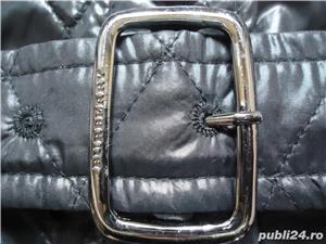 Jacheta scurta dama made in england geaca matlasata neagra 2 buzunare platca cordon - imagine 8