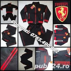 Trening unisex bumbac lycra rosu negru calitatea i costum sport hanorac pantaloni lungi 