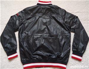 Geaca scurta jacheta barbateasca fas impermeabil bleumarin antivant  - imagine 3