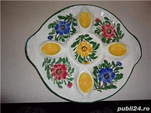 Farfurie portelan suport oua