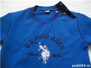 Trening copii 4 5 ani 100% bumbac albastru costum sport baieti treninguri unisex - imagine 5