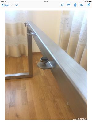 Masa masiva Inox si Sticla - imagine 6