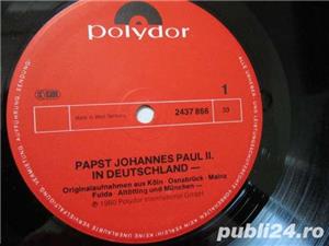 Vinil Papa Ioan Paul al II-lea nov.1980-vocea Suveranului Pontif - imagine 3