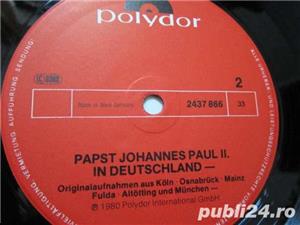 Vinil Papa Ioan Paul al II-lea nov.1980-vocea Suveranului Pontif - imagine 2
