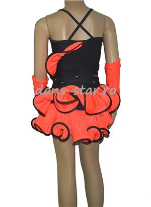 Dans sportiv copii, costume rochite latino - imagine 4