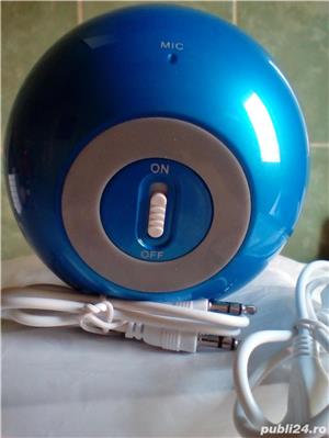 Boxa portabila bluetooth Blue Sphere editie limitata (noua - sigilata) - imagine 3