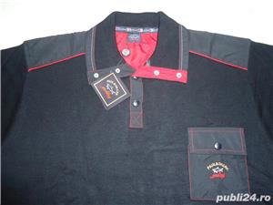 Pulover bleumarin barbati 4 capse guler umeri epoleti 100% lana pura virgina  - imagine 5