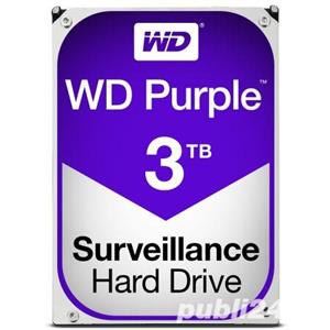 Hard-disk WD 3 TB-Purple NOU-sigilat Sata3 64MB 100% health L166 - imagine 2