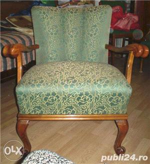 masuta furniruita cu 2 fotolii si 2 scaune - imagine 3