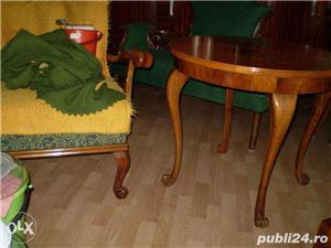 masuta furniruita cu 2 fotolii si 2 scaune - imagine 5
