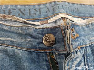 Blugi barbati Badge originali  - imagine 5