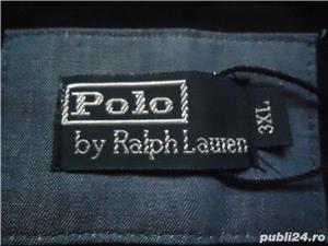 Bluza 3xl groasa barbati flanela guler polo tricou maneca lunga 100% bumbac gros - imagine 5