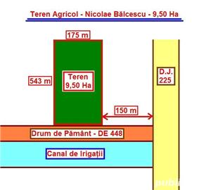 Teren Agricol - 31 Ha = 8 Ha + ( 10 Ha + 13 Ha ) - 20.000 Euro / Ha - imagine 2