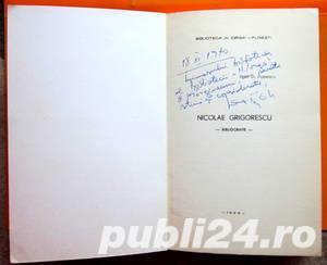  	 Nicolae Grigorescu, Paul D. Popescu, 1968, Autograf - imagine 2