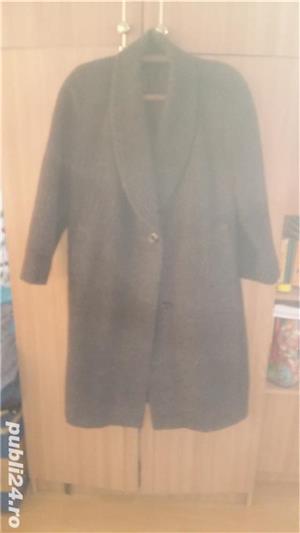 Vand palton lung din lana - imagine 5