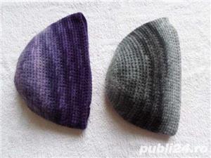 Caciuli crosetate femei diferite marimi si culori,lucrate manual - imagine 3