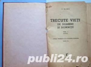 Trecute vieti de doamne si domnite, C. Gane, 1941, autograf - imagine 3