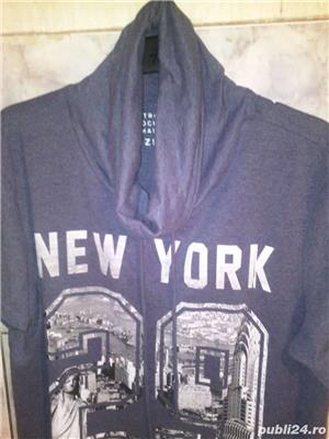 Tricou barbatesc Clockhouse by C&A.marime Xl.nou,Are guler circular gen helanca,Bumbac. - imagine 4