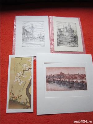 Litografii Vintage Originale , Semnate  - imagine 6