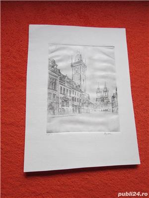 Litografii Vintage Originale , Semnate  - imagine 3