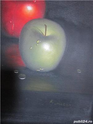cadou rar deosebit Tablou de exceptie K.Mason(20th C) Still Life semnat  - imagine 2