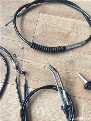 cabluri ambreiaj frana acceleratie scarite  stop cu led harley davidson - imagine 5
