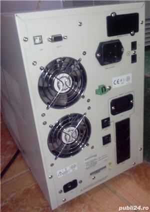 UPS ONLINE Powerware 3000 si 6000VA, tower, SINUS, AVR, display, cu sau fara baterii noi.  - imagine 2
