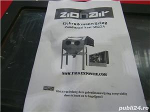 Cabina de sablat - ZIONAIR  SB 22A – 220 Ltr.  - imagine 6