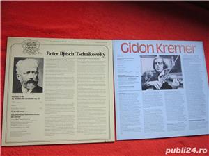 vinil 2LP Ceaikovski - Violinkonzert - violine Gideon Kremer 1977, 1970 - imagine 2