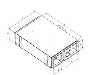 Recuperator de caldura cu automatizare si  baterie de aer cald 