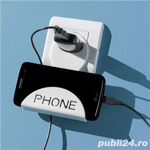 Incarcator telefon   suport priza