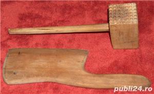 set ustensile gospodăreşti din lemn, vintage