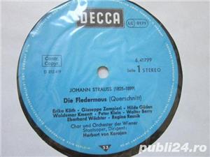 Vinil Strauss -Die Fledermaus (Liliacul) Karajan 1967 impecabil - imagine 3