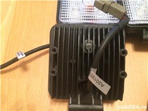 LED Lampa de lucru Lampa patrata Flood 4WD Off-road Truck Jeep SUV - imagine 2