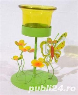 Suport lumanare - forma fluture - imagine 2