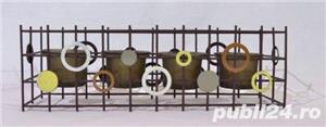 Suport metalic 4 lumanari - imagine 1