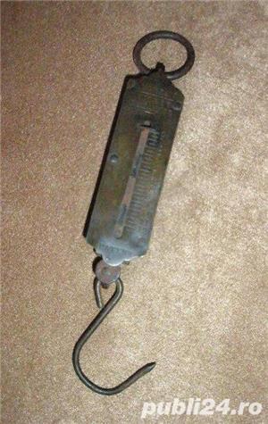 Cantar vechi de mana cu scara gradata din alama,10 kg