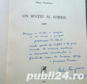 Un spatiu al iubirii, Mihai Negulescu, Autograf - imagine 7