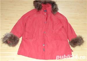 scurta matlasata cu garnitura de blanita naturala  - imagine 2