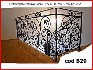 balustrade balcon, balustrade scari, balustrade fier forjat, modele balustrada