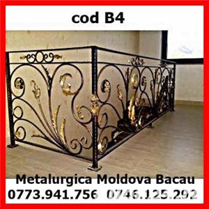 balustrade balcon, balustrade scari, balustrade fier forjat, modele balustrada - imagine 3