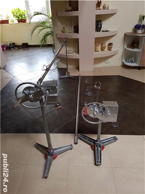 Protap rotisor electric 12V inox nou pt purcei miel oaie vitel curcan etc - imagine 2