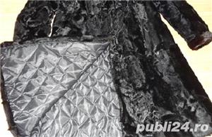 Haina eleganta din ied de Etiopia cu garnitura de nurca marimea 46 - imagine 3