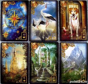 Carti Gilded  Lenormand+cadou cartea in limba romana - imagine 8